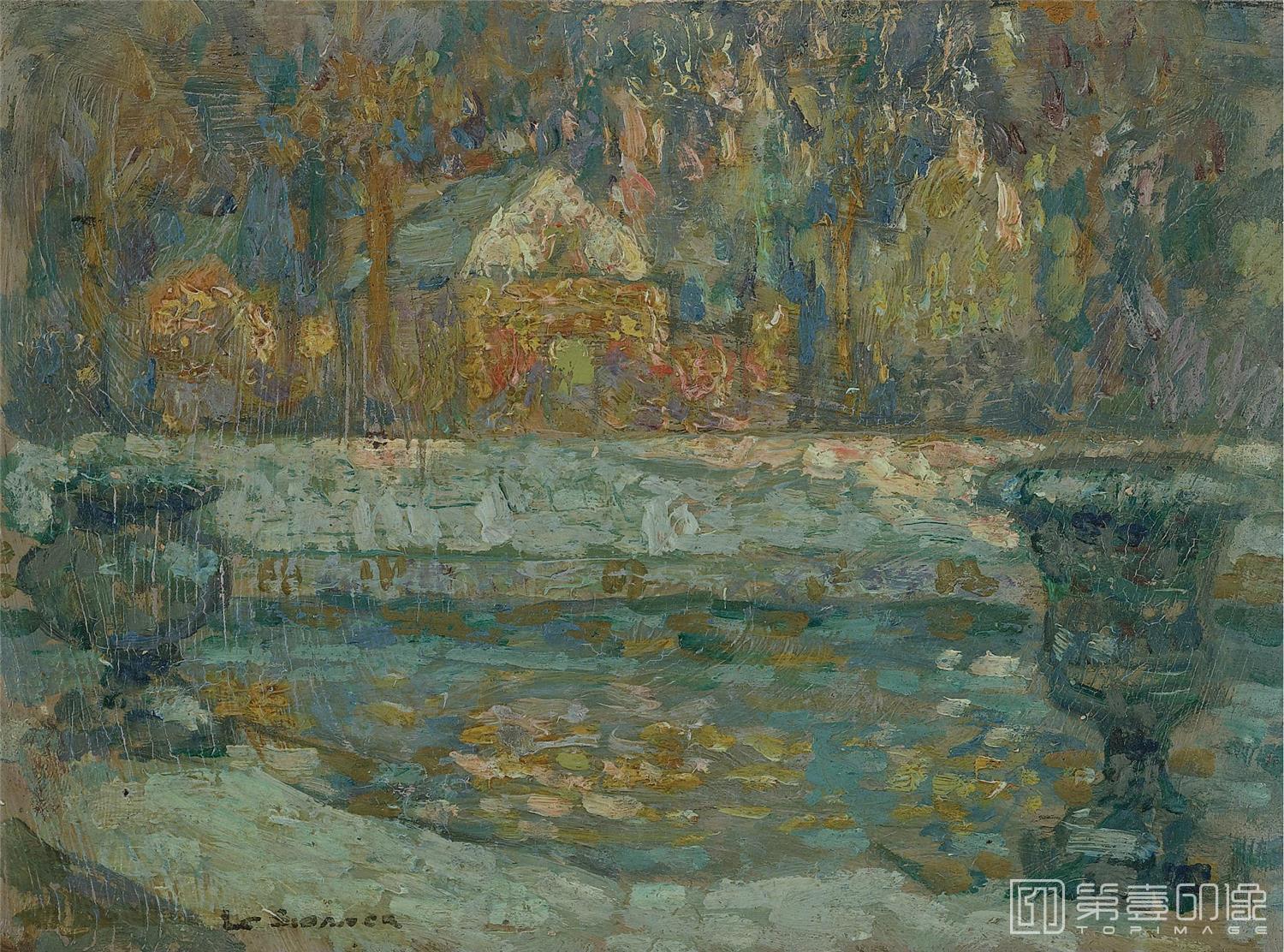 油画-LEBASSINDENEPTUNE,VERSAILLES